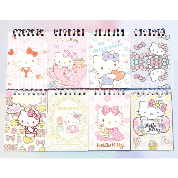 Sổ lò xo kitty mini LXD30 A7 100 trang tập kaws  note dễ thương