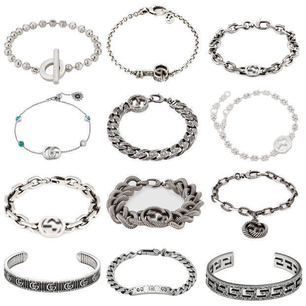 Vòng Tay Bạc Sterling Khắc Hình Đầu Lâu Mickey Phong Cách Hip Hop Thái Lan Cổ Điển