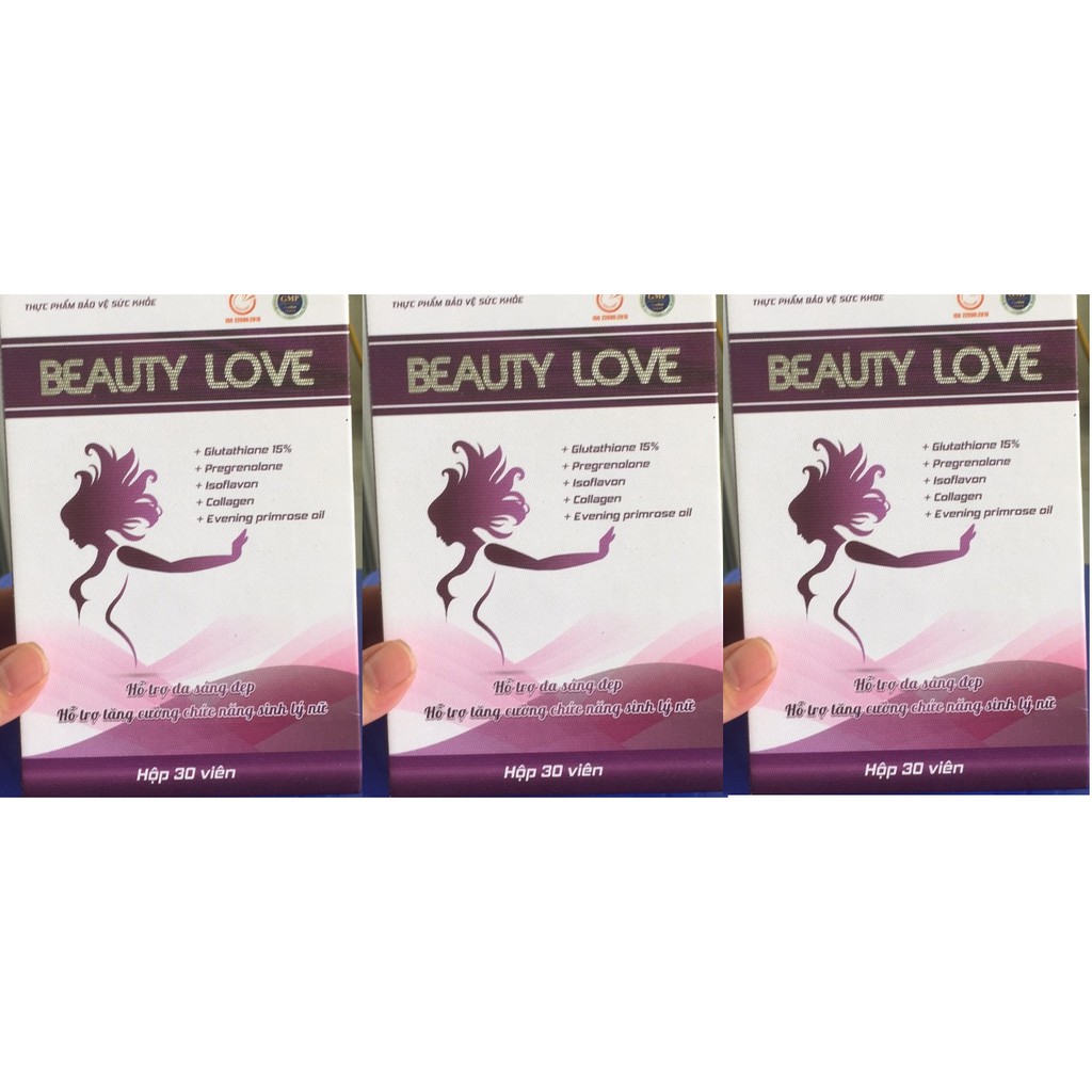 Viên Uống Đẹp Da - BEAUTY LOVE(H/30 viên) - Tăng Cường Chức Năng Sinh Lý Nữ