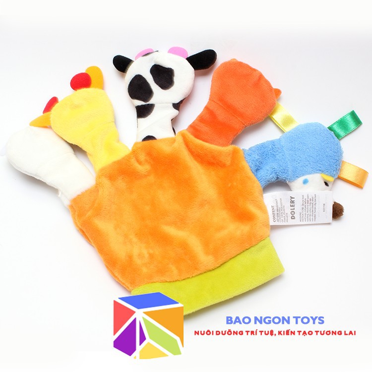 RỐI BÀN TAY ĐỘNG VẬT KỂ CHUYỆN CHO BÉ - BAO NGON TOYS