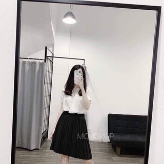 áo Sơ mi cổ V vạt chồng