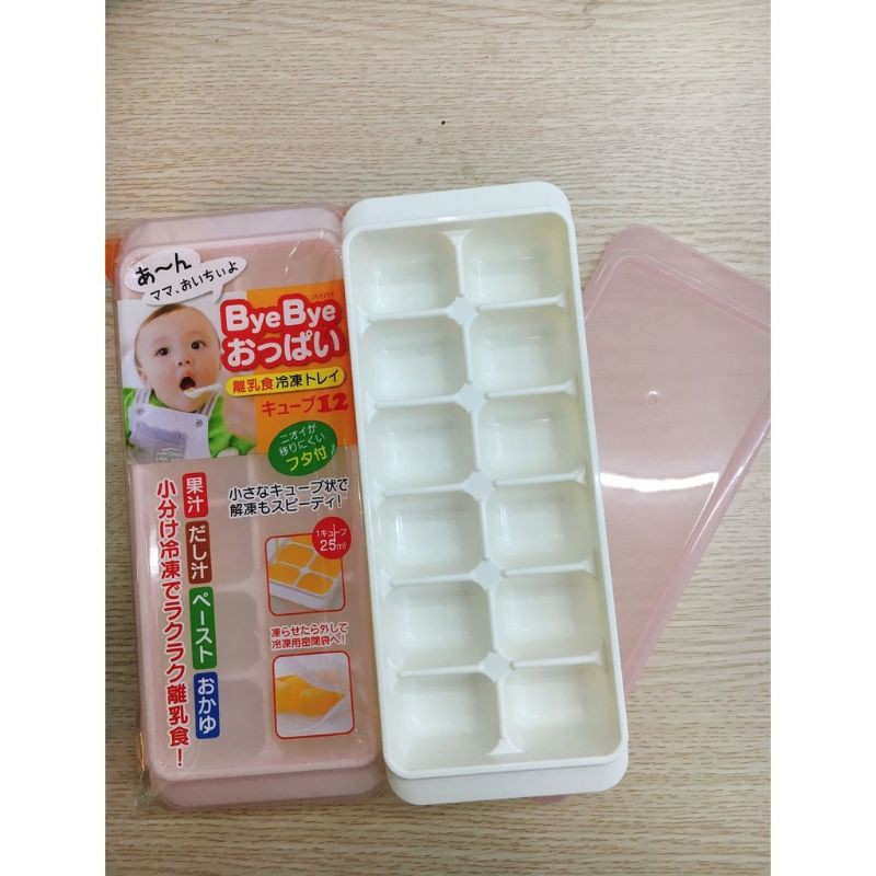 Khay trữ đông - Khay trữ đồ ăn dặm cho bé nội địa Nhật tiện lợi, an toàn