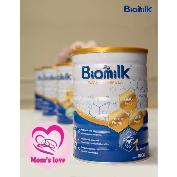 Sữa bột Biomilk Úc số 1, 2,3,4,5 lon 800g date T8,T9/2022
