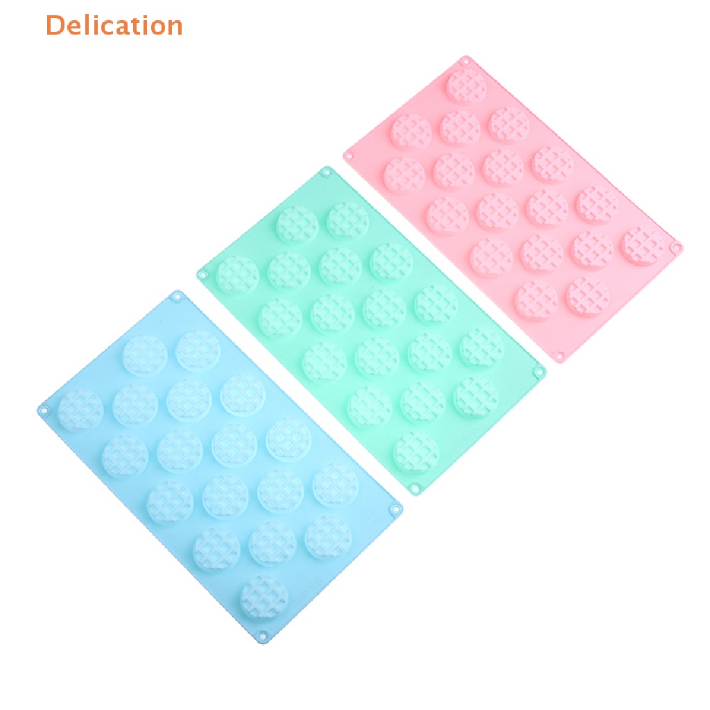 Khuôn Silicone Làm Bánh Waffle 18 Ô Hình Vuông DIY