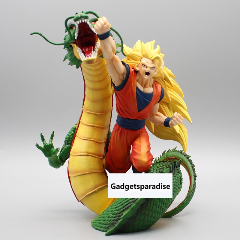 Mô Hình Nhân Vật Super Saiyan 3 Son Goku Bằng Pvc 20CM