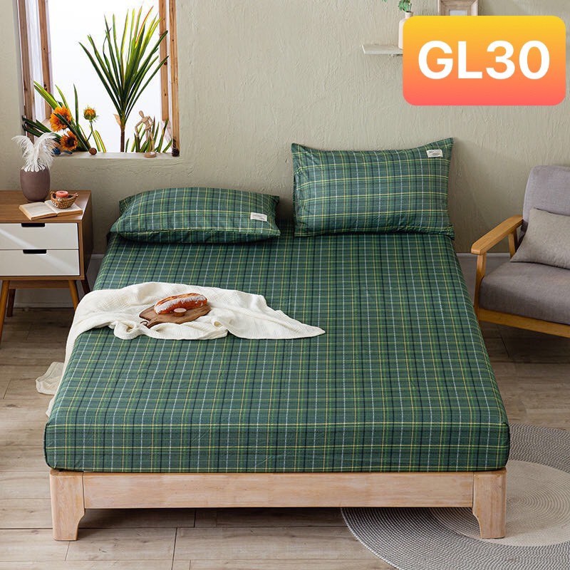 Ga giường Cotton TC ❤️FREESHIP ❤️(màu 30-39)ga gối cotton Tici đủ kích thước 1m4 1m6 1m8 2m | BigBuy360 - bigbuy360.vn