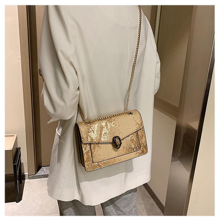 Túi Đeo Vai Họa Tiết Da Cá Sấu Thời Trang Phong Cách Âu Mỹ Cho Nữ 2022