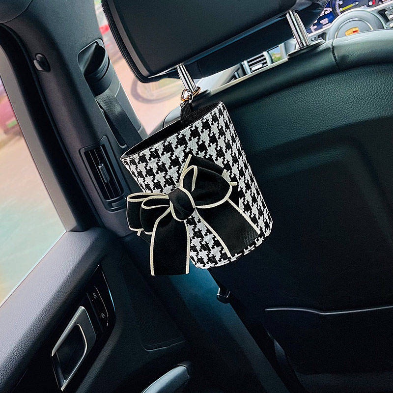 Hộp đựng đồ dùng/ điện thoại họa tiết hoạt hình treo lỗ thoát khí xe hơi kiểu dáng sáng tạo XFO6