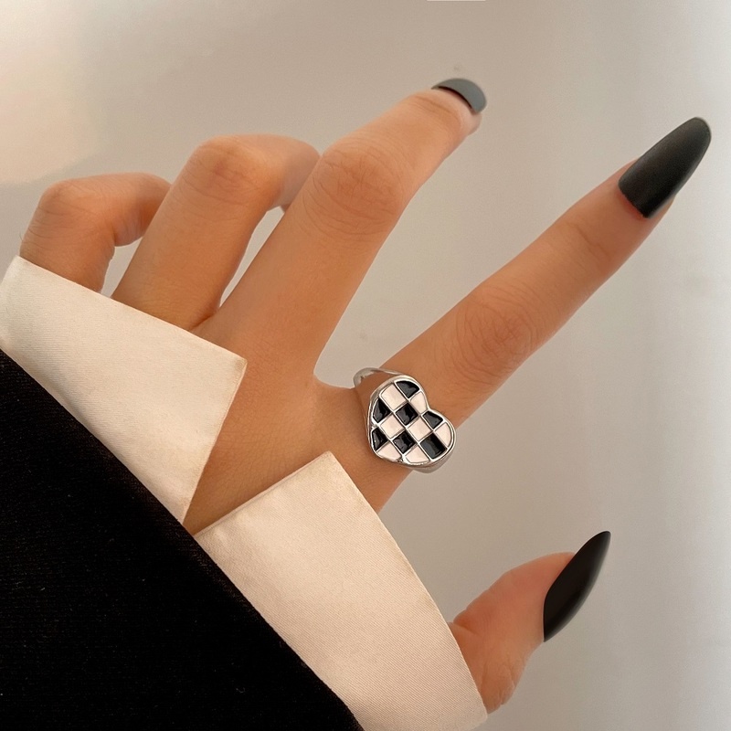 Set nhẫn đeo ngón tay iF YOU bằng kim loại phong cách vintage cho nữ