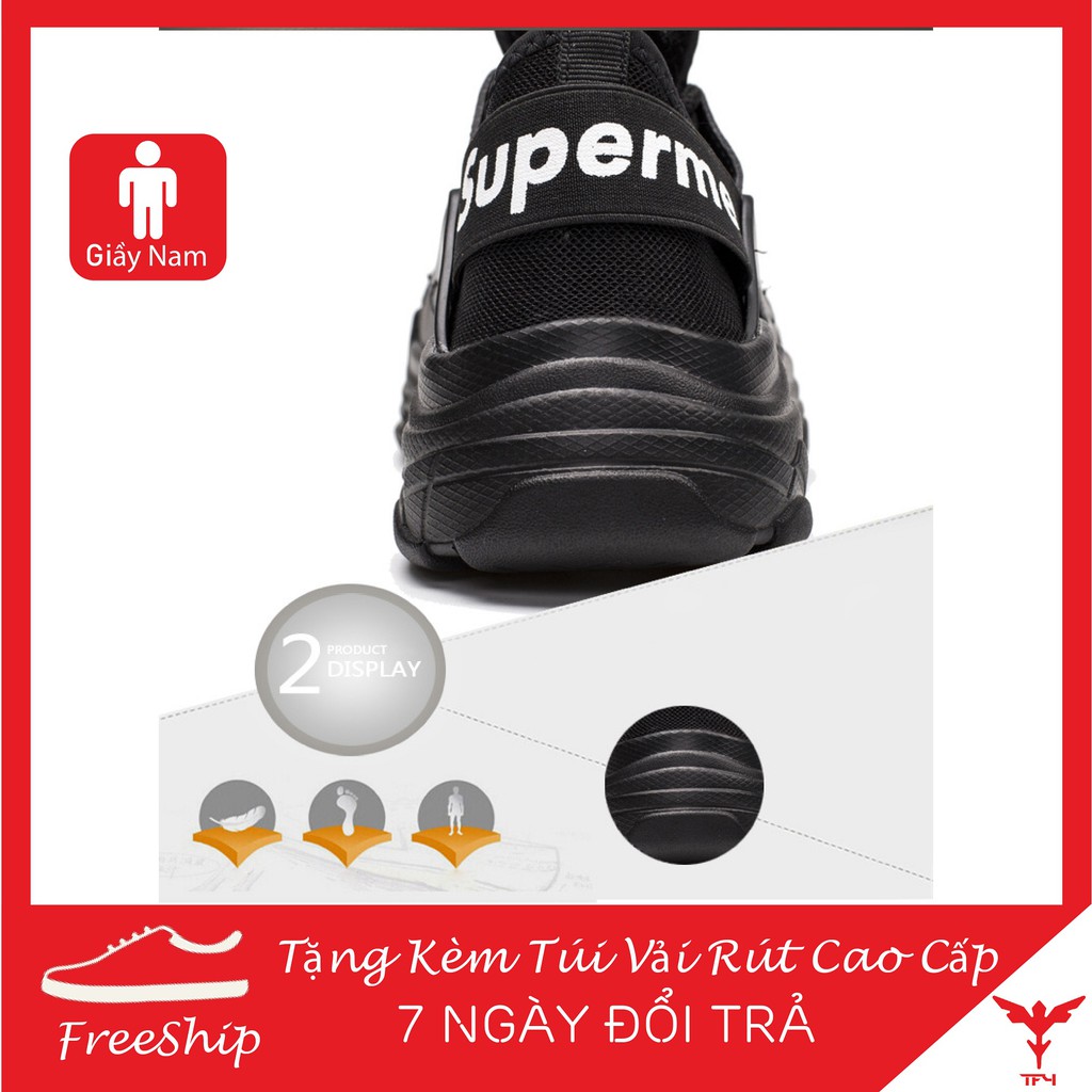 RẺ VÔ ĐỊCH - Giầy Sneaker Nam chạy bộ+Túi đựng giầy vải rút cao cấp | BigBuy360 - bigbuy360.vn