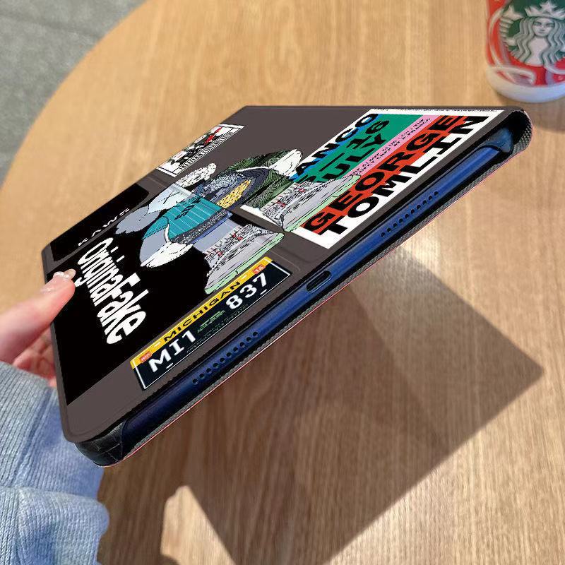 Bao Da Máy Tính Bảng Họa Tiết Sesame street Dành Cho apple ipad mini 123 air 9.7inch 11inch Ốp