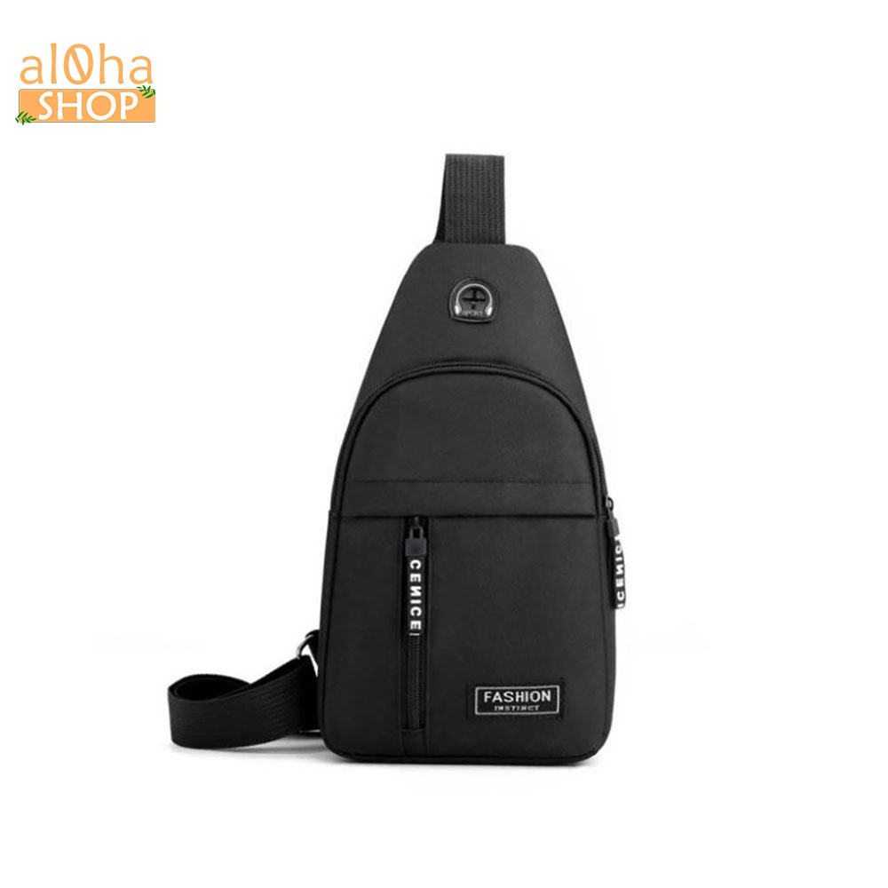 Túi đeo chéo Fashion vải Canvas unisex nam nữ phong cách trẻ trung Hàn - al0ha Shop