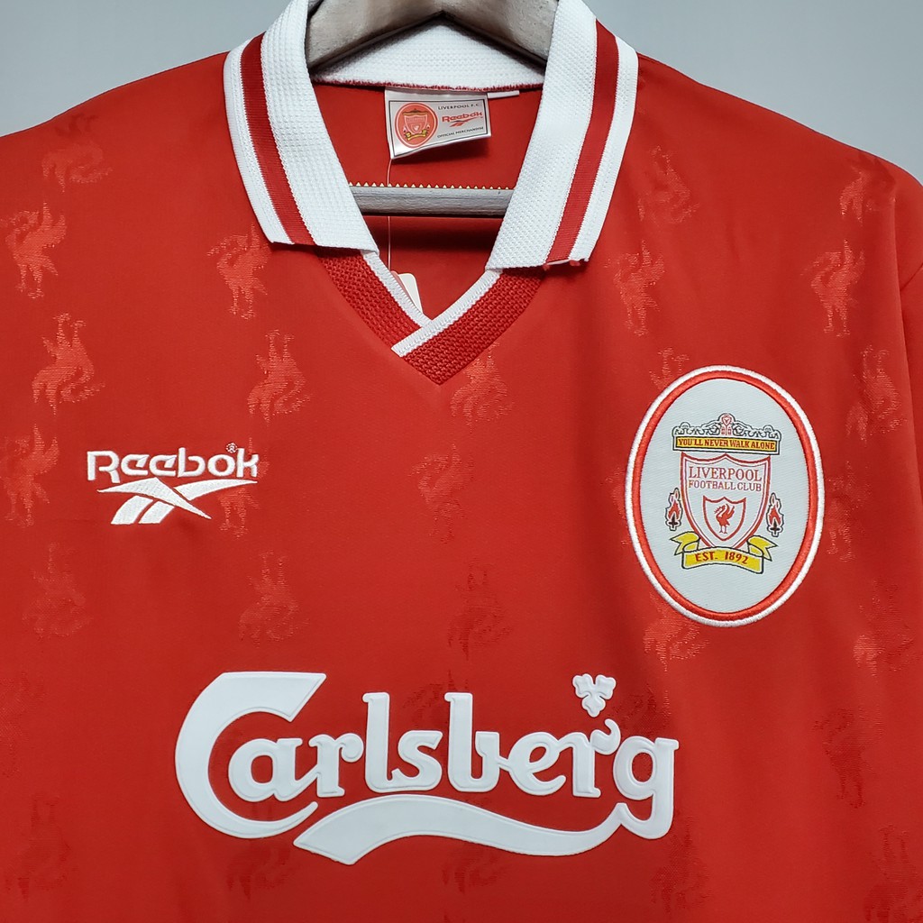 Áo Bóng Đá Đội Tuyển Liverpool 96-97 Phong Cách Retro