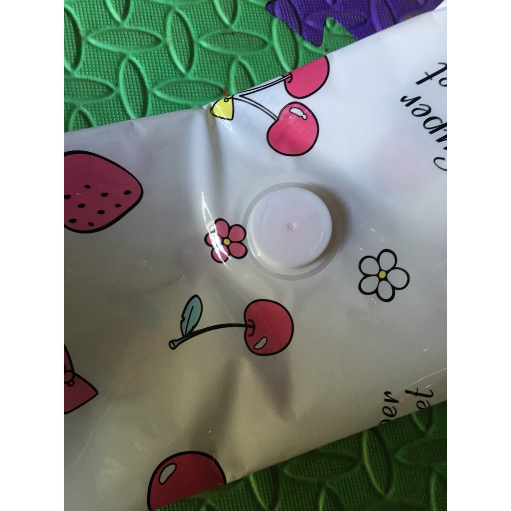 Túi hút chân không màu hồng cherry xinh xắn