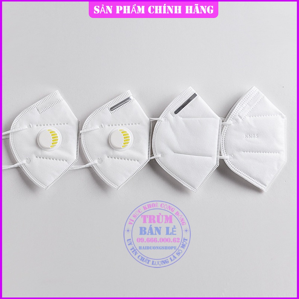 01 Chiếc Khẩu Trang N95 Mask HM không van 5 lớp kháng khuẩn chống bụi mịn cao cấp. 3D 4D 5D 6D 3M KF94 TM Tuấn Minh.