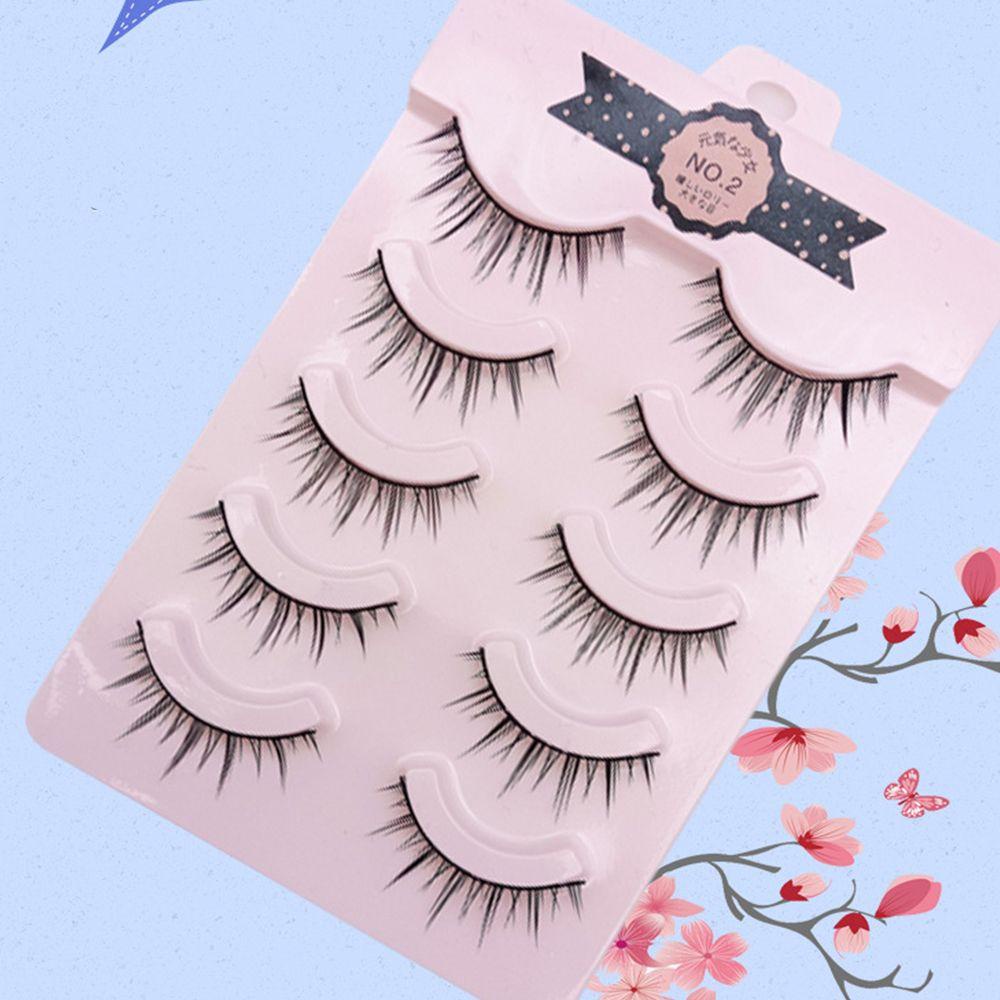 Cặp Lông Mi Giả 3D Dày Dặn Nhanh Khô Phong Cách Lolita Nhật Bản