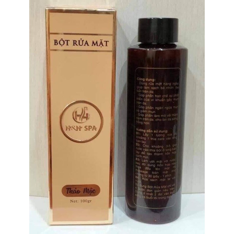 Bột rửa mặt thảo mộc spa (Hàng chính hãng)