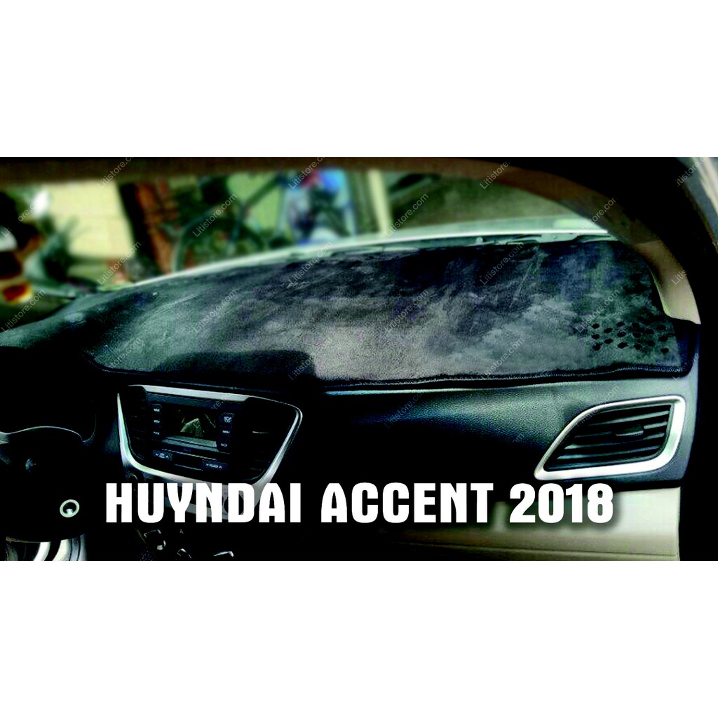 Thảm Taplo Nhung Lông Cừu Hyundai Accent (Loại đặc biệt)