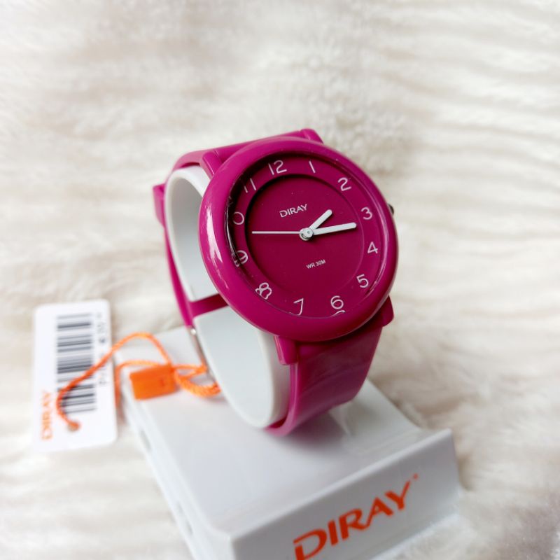 Đồng hồ trẻ em chạy kim chống nước màu hồng sen hàng chí.nh hãng có bảo hành