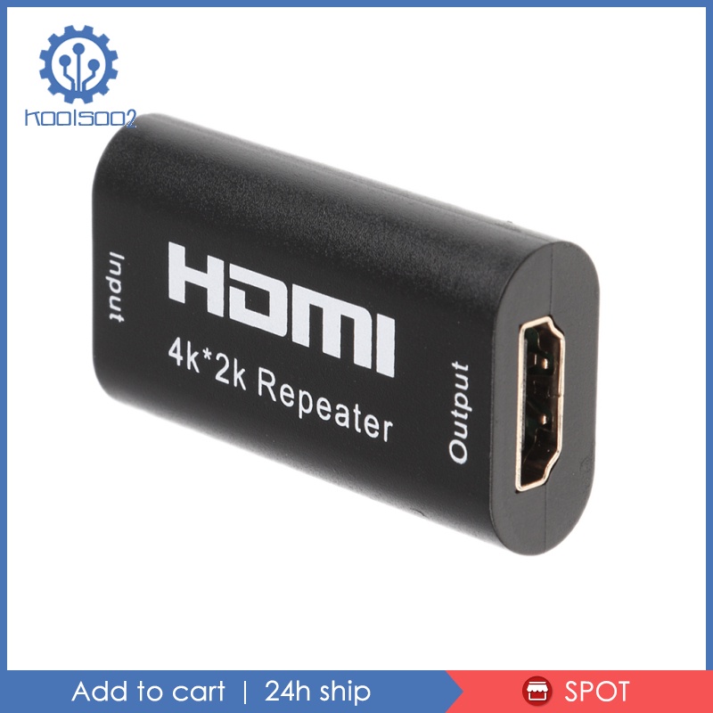 1080P 3D HDMI 4K*2K Repeater Extender Booster Adapter Signal HDTV Up to 40M | BigBuy360 - bigbuy360.vn