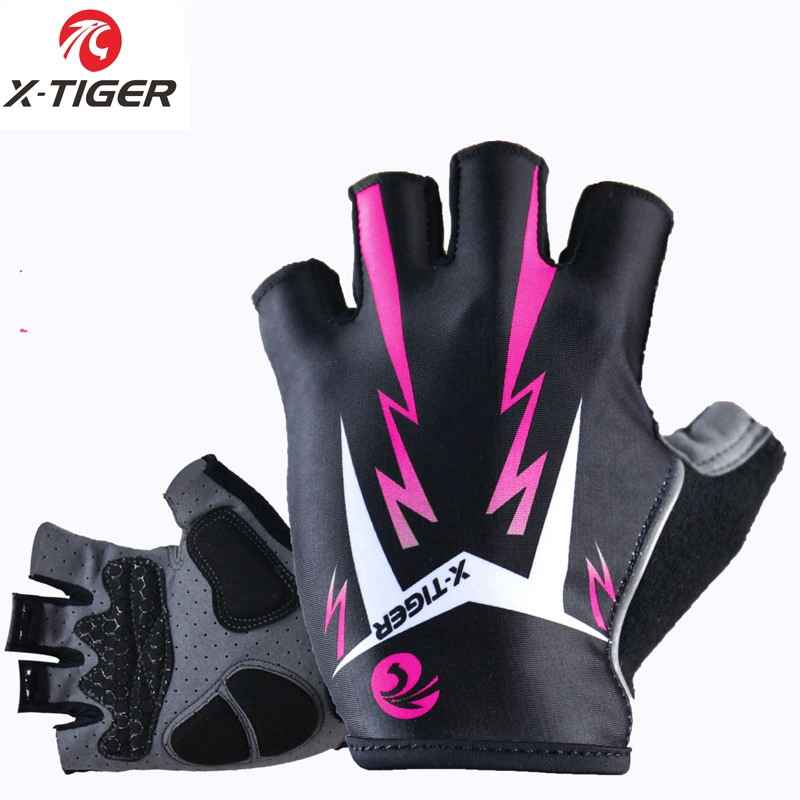 Găng Tay Nửa Ngón X-TIGER Dùng Khi Đi Xe Đạp Mtb / Chơi Thể Thao Đa Dụng
