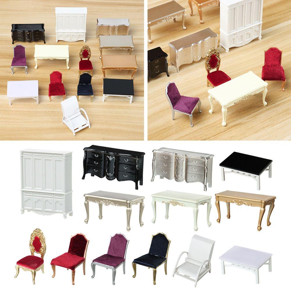 Mô Hình Ghế Sofa Cầu Vồng Thời Trang Cho Nhà Búp Bê