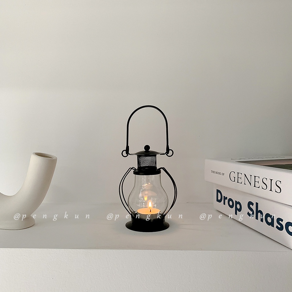 Lồng đèn bằng kim loại phong cách retro thời trang