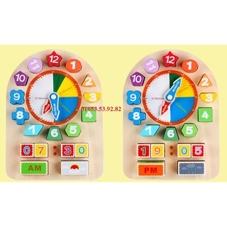 🏆🏆🏆 lịch đồng hồ đa năng cho bé