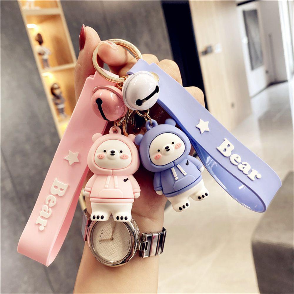 Móc Khóa Hình Gấu Bông Dễ Thương