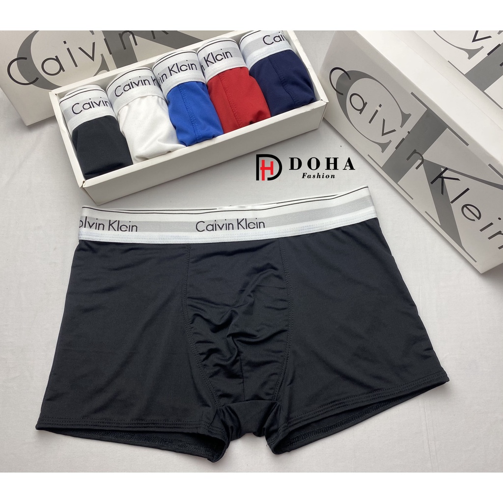 COMBO 4 Quần sịp nam thun lạnh co giãn 4 chiều cao cấp - Quần lót nam boxer thun lạnh [HOT] (DUICK)