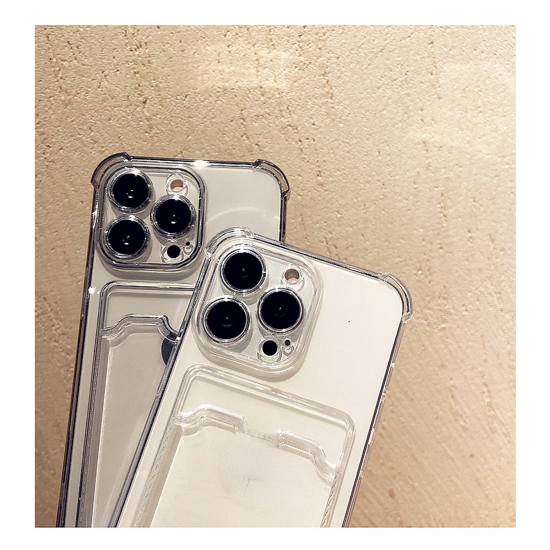 Ốp Điện Thoại Mềm Trong Suốt Chống Sốc Cho IPhone 14 6 / 6s 6plus 7 / 8 SE 2020 7P / 8Plus X XS XR 11 12 13 Mini Pro Max AT0226