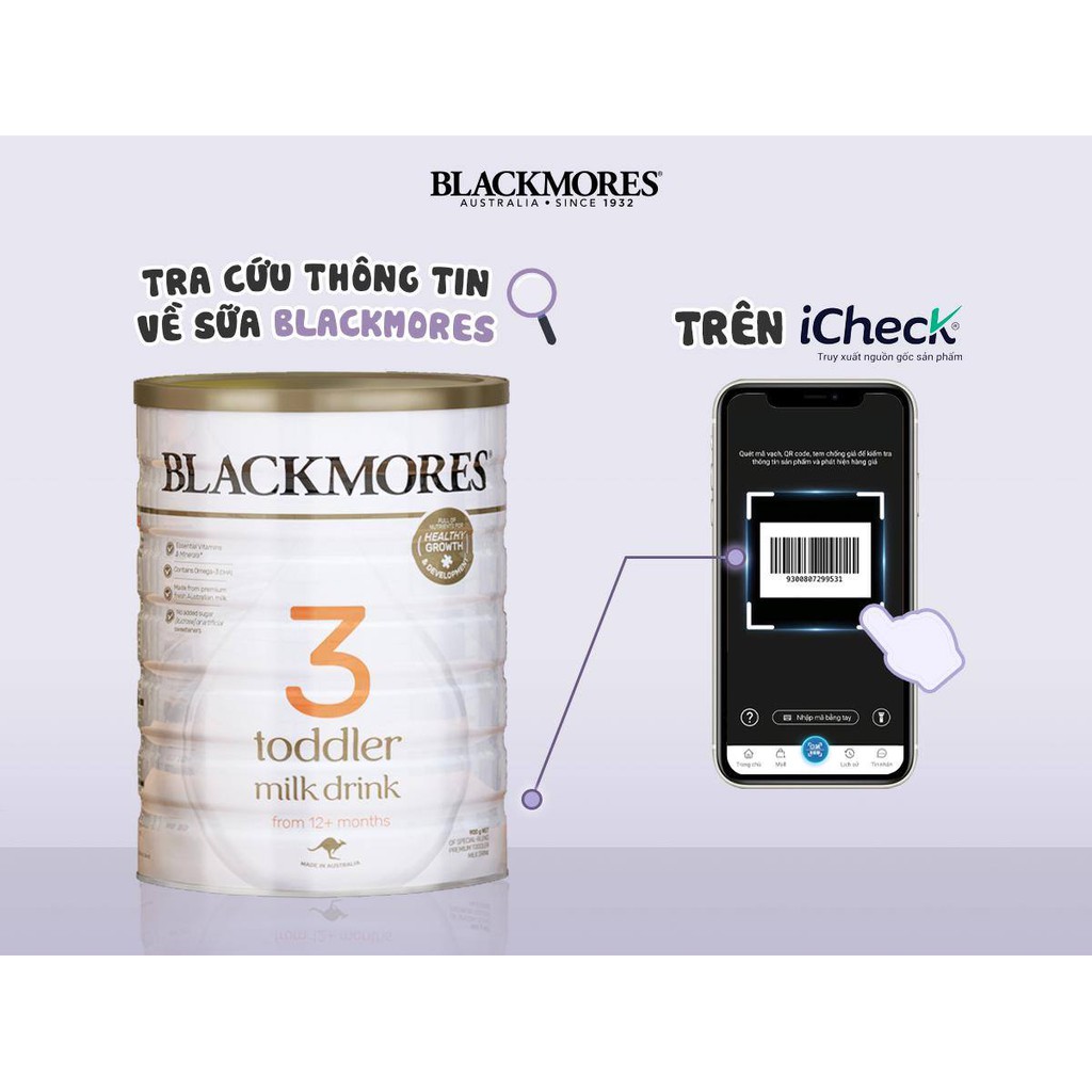 [Freeship Xtra] Sữa Blackmores hàng nội địa ÚC chính hãng NK công ty Liên Phong 900gr (Date 2022)