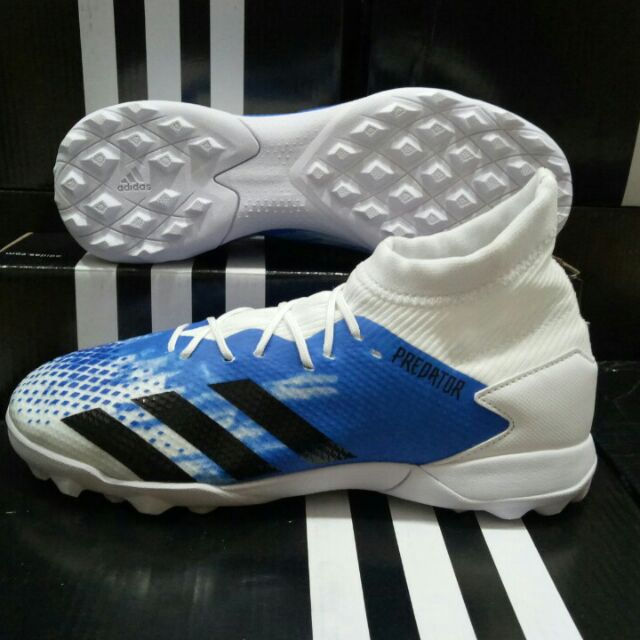 Giày đá bóng predator 20.3 ( trắng phối xanh)