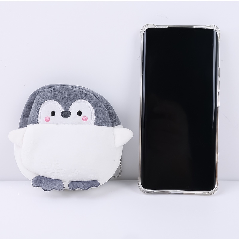 Ví Đựng Tiền Xu Mini Hình Chim Cánh Cụt Dễ Thương