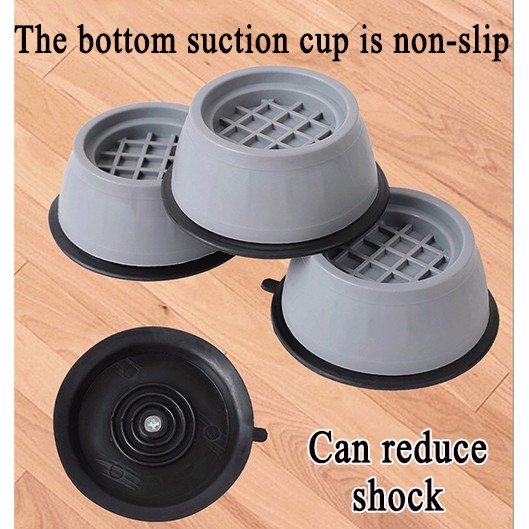 4PCS/SET  Thảm Chống Trượt Máy Giặt,Đệm Cao Su Cố Định Chân Ghế Chống Trượt Tiện Dụng