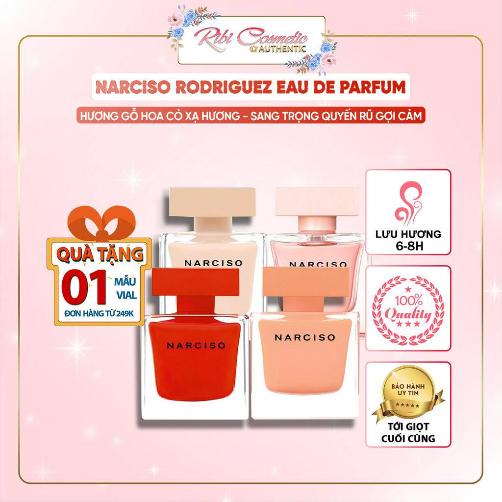 Nước Hoa Nữ Narciso Cam Lùn Narciso Hồng Lùn Narciso Đỏ Lùn Narciso Crystal Poudree Ambree Rouge Ribicosmetics | BigBuy360 - bigbuy360.vn