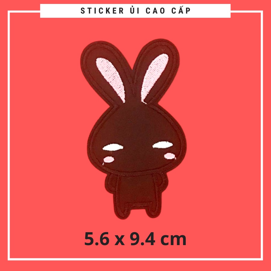 Sticker ủi áo Cao cấp - CÓ SẴN KEO ỦI - sticker vải dùng làm miếng vá áo, phụ kiện trang trí quần áo, balo, giày, nón