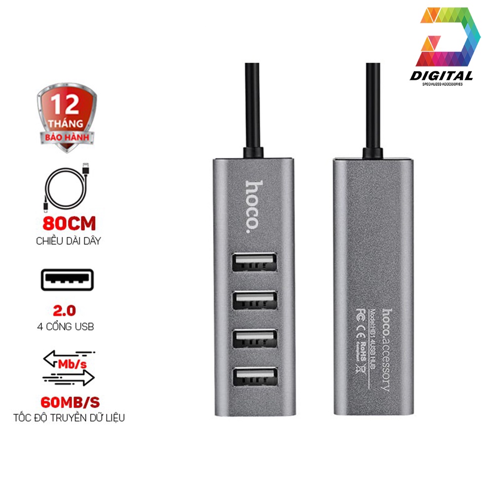 Bộ Chia USB Hoco HB1 - HUB USB HOCO HB1