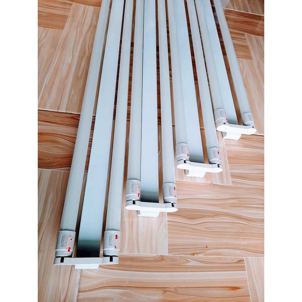 Combo 4 Bộ Đèn Led Tuýp Đôi 1m2 ( 1.2m ) Sáng Trắng 22W - Led Tuýp Cặp 1m2