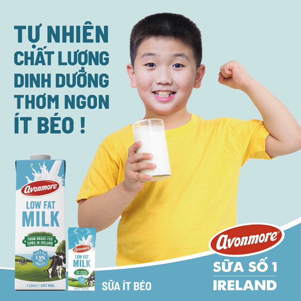 Sữa Tươi Avonmore ít béo 1l - 1 hộp