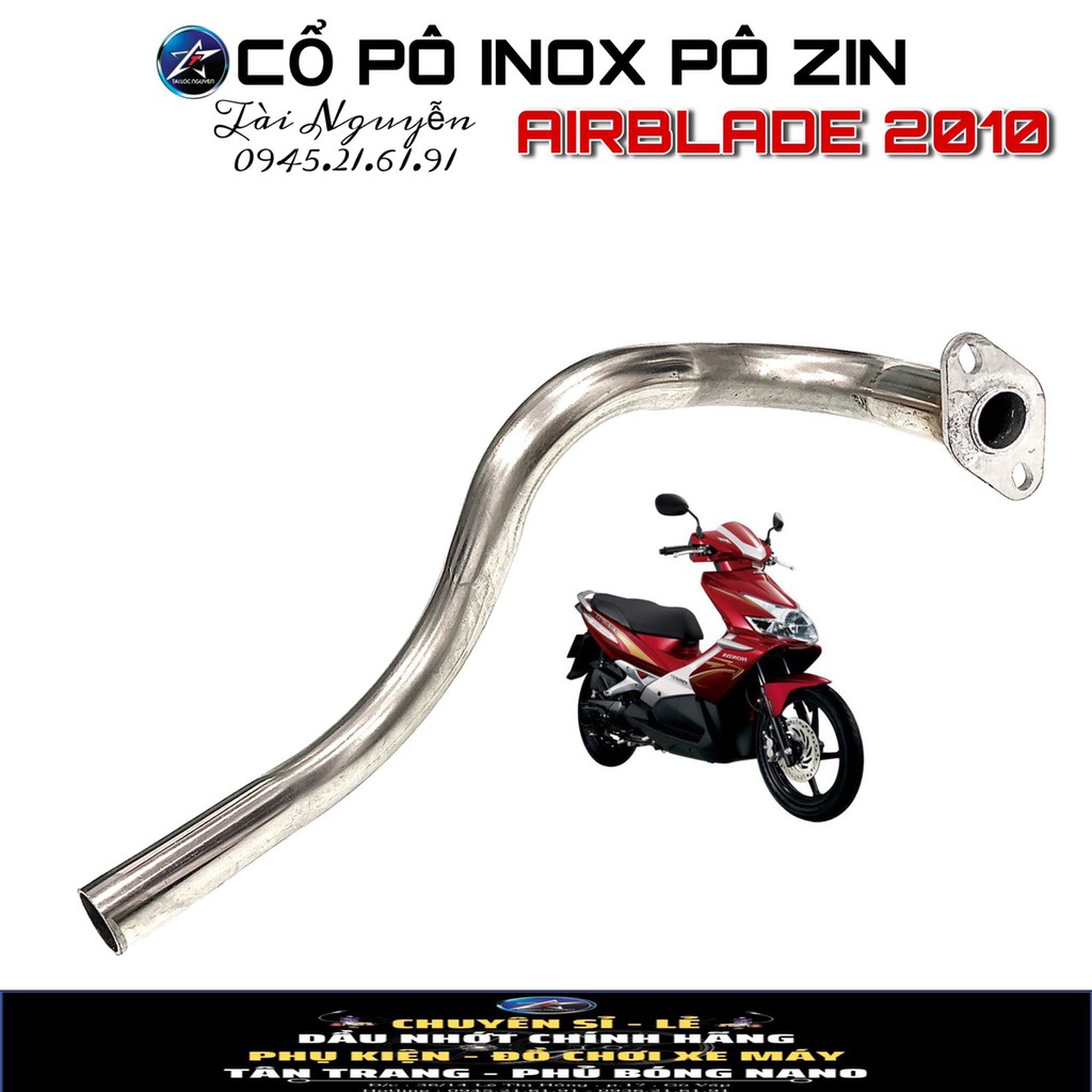 CỔ PÔ INOX GẮN PÔ ZIN CHO AB 2010