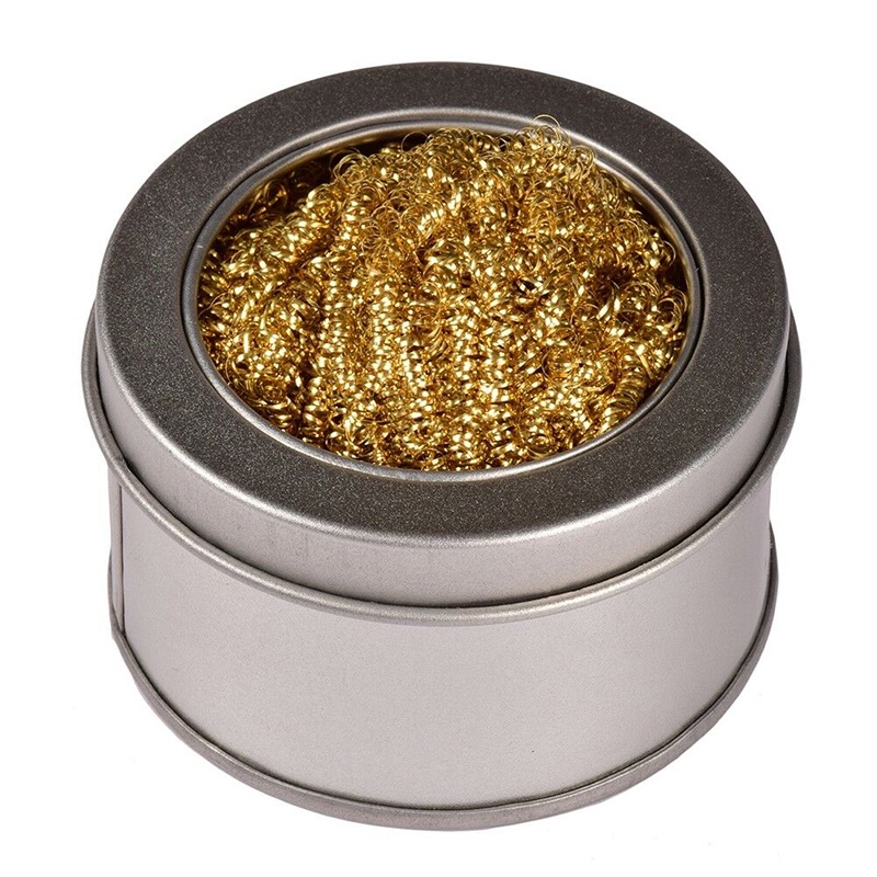 (Hàng Có Sẵn) Bàn Chải Làm Sạch Đầu Sắt Với Dây Thép