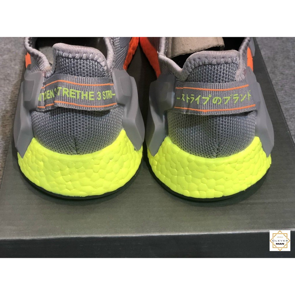 (FREESHIP+FULLBOX) Giày Thể Thao Sneakers NMD City Sock Xám Đế Cam Xanh Cổ Chun Cực Phong Cách Cho Cả Nam và Nữ
