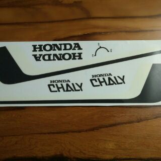 Bộ tem honda chaly màu trắng