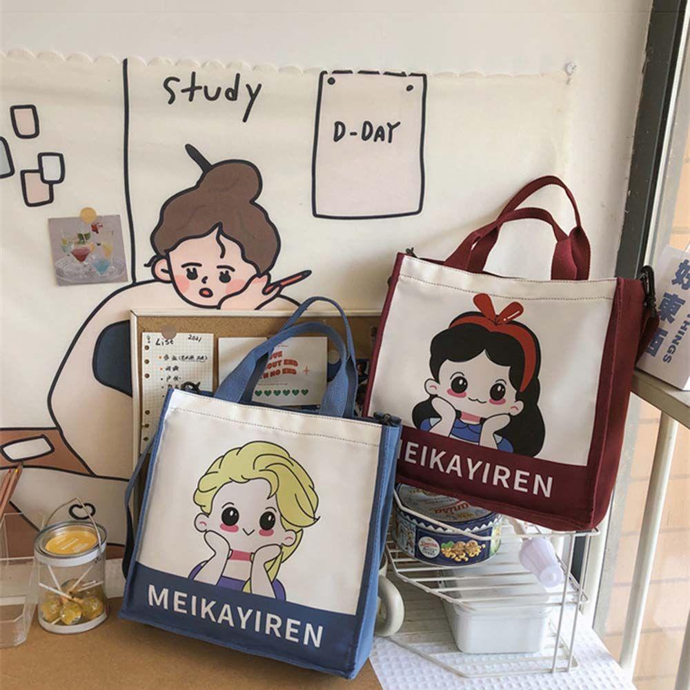 Túi vải Đa Năng Họa Tiết Hoạt Hình Đáng Yêu