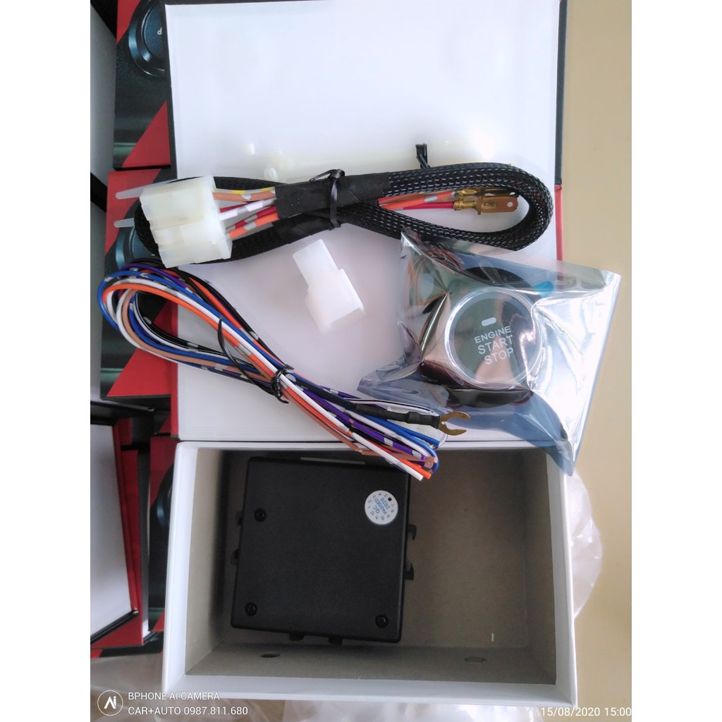 Nút khởi động nhanh Startop tích hợp chìa zin cho Kia Morning có sơ đồ hướng dẫn lắp đặt