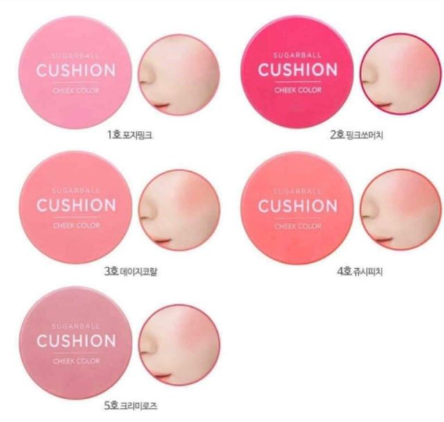 Má Hồng Kem Aritaum Sugarball Cushion