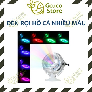 Đèn rọi hồ cá mini 7 màu cho hồ cá cảnh nhỏ, hồ bán cạn, hòn non bộ