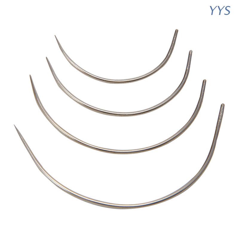 Set 4 kim khâu cong 3 4 5 6cm chuyên dụng may vá