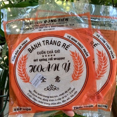 COMBO 5 BÌ BÁNH TRÁNG RẾ CUỐN CHẢ RAM, 1 bì/ 12 cái